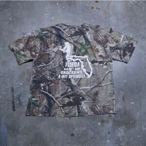 Florida Bowhunter Camo Tee Mens Size XL